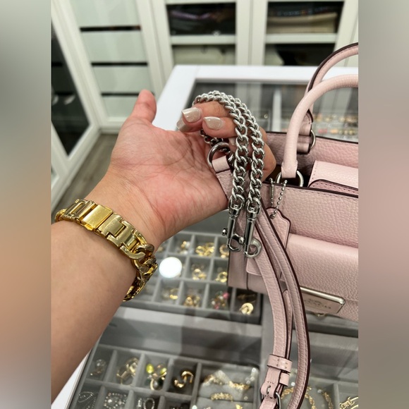 Coach Mini Pepper Crossbody Ice Pink - Picture 8 of 8